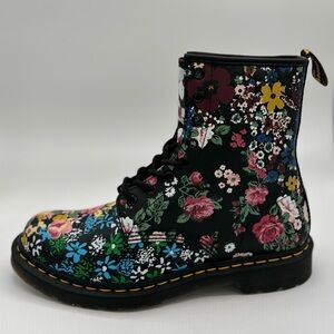 NIB Dr. Martens 1460 Pascal Floral Mash Up Backhand